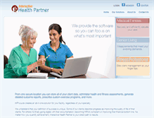 Tablet Screenshot of interactivehealthpartner.com